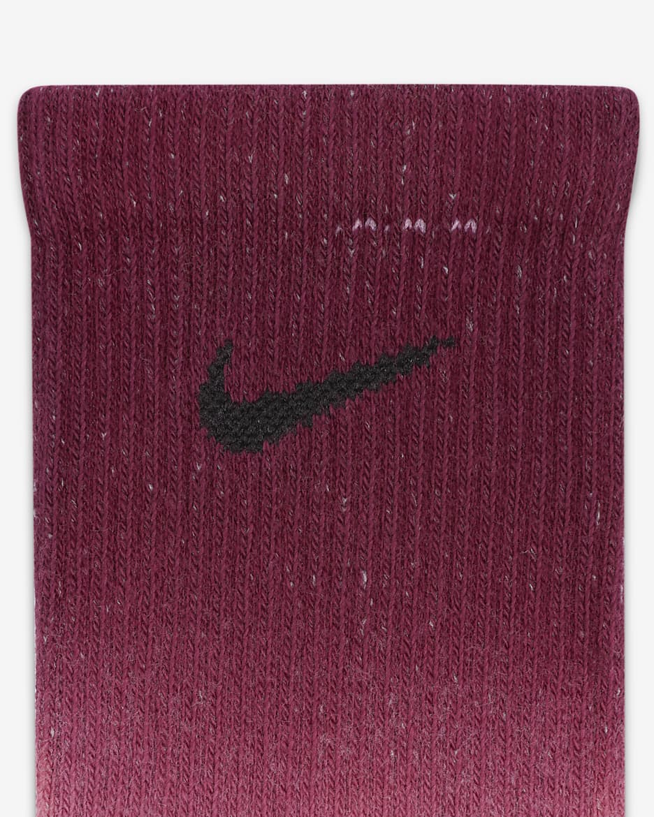 Burgundy nike socks best sale